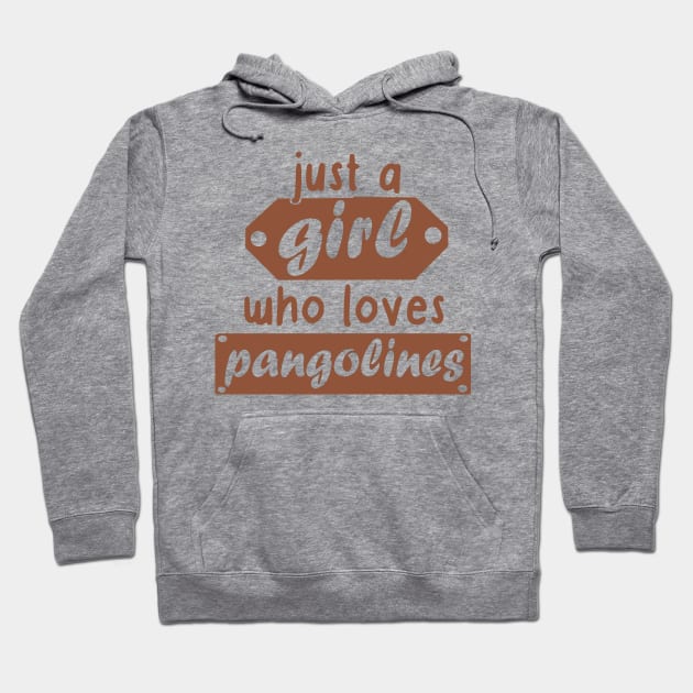 Pangolin girl pangolin women love motif Hoodie by FindYourFavouriteDesign